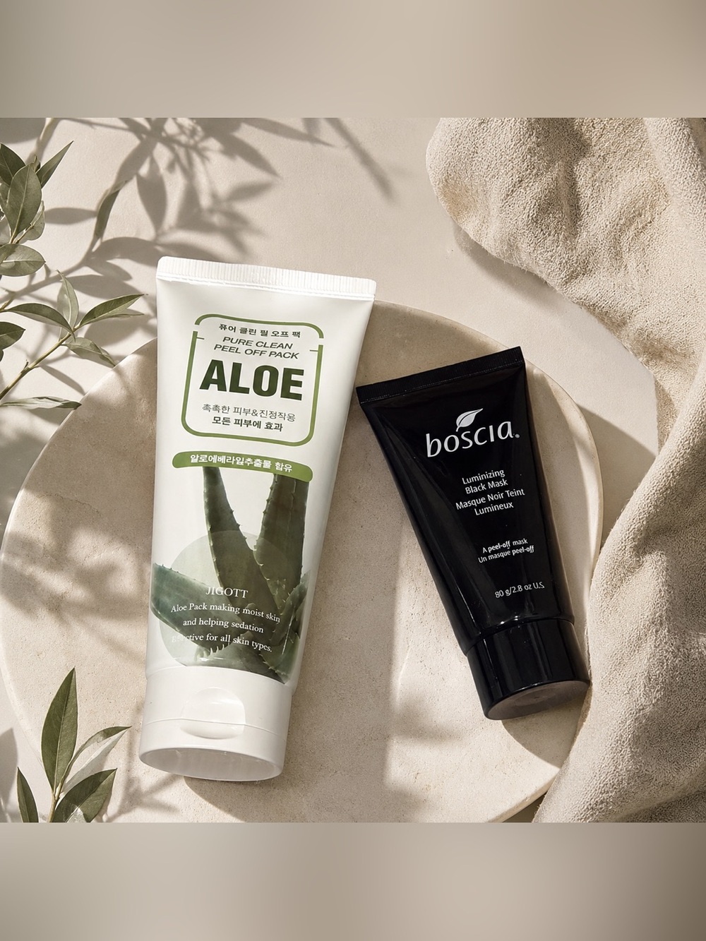 Two peel-off masks